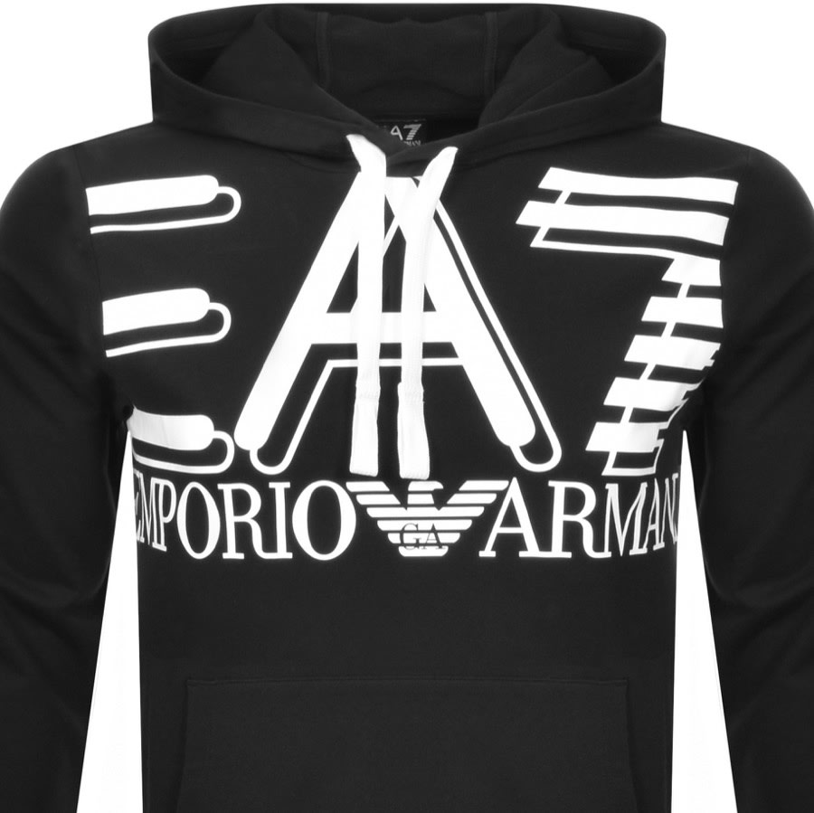 Alternative Image for ProductEA7 Emporio Armani Logo Hoodie Black2
